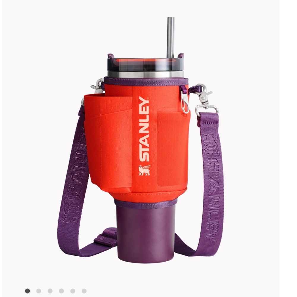 New STANLEY All Day 40 oz Quencher Carry-All, Color Tigerlily Plum (No Cup)